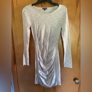 Express bodycon long sleeve dress